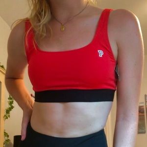 NWT Red Victoria’s Secret / PINK Sports Bra